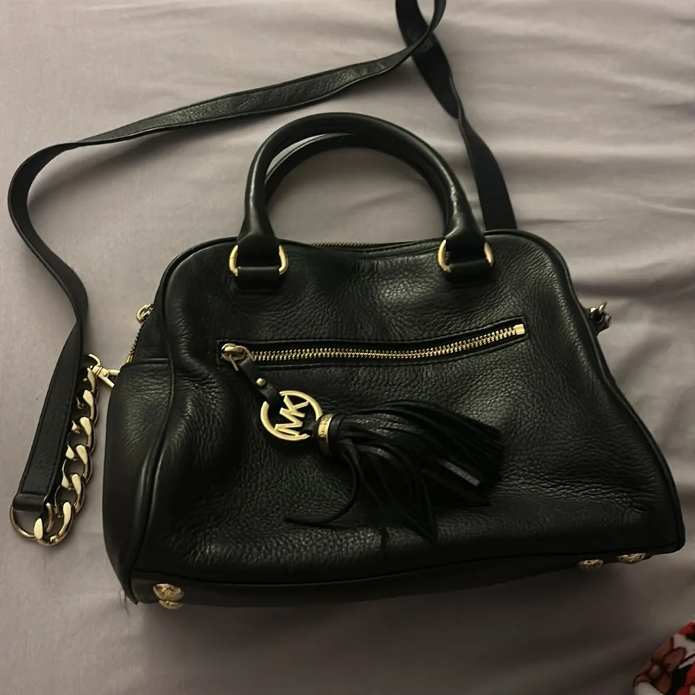 Michael Kors, black tassel bag - Picture 2 of 2